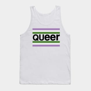 QUEER FLAG DESIGN LGBT COMMUNITY Tank Top